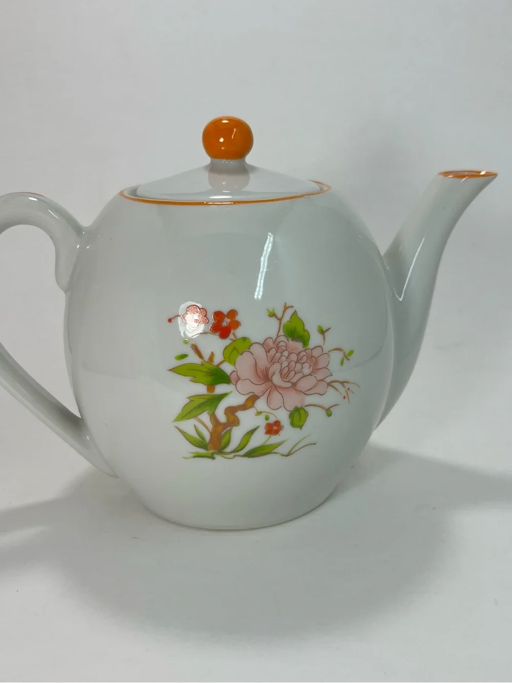 Chinese‎ Porcelain Floral Teapot